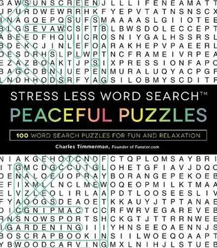 portada Stress Less Word Search - Peaceful Puzzles: 100 Word Search Puzzles for Fun and Relaxation