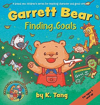 portada Garrett Bear: Finding Goals (1) (Character Zchool) (in English)