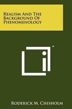 portada realism and the background of phenomenology