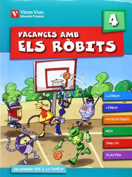 portada Vacances amb els robits 4 + solucionari (Los Robits - Els Robits)