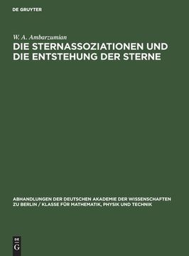 portada Die Sternassoziationen und die Entstehung der Sterne (in German)