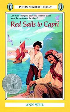 portada Red Sails to Capri (Puffin Newberry Library) (en Inglés)