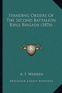 portada standing orders of the second battalion rifle brigade (1876)