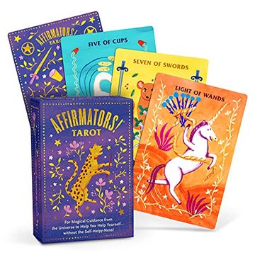 portada Affirmators! Tarot Cards Deck - Daily Tarot Cards With Positive Affirmations for Magical Guidance From the Universe to Help you Help Yourself Without the Self-Helpy-Ness (in English)