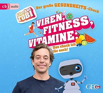 portada Checker Tobi - der Große Gesundheits-Check: Viren, Fitness, Vitamine - das Checke ich für Euch! (Die Checker-Tobi-Sachbuchreihe, Band 3) (en Alemán)