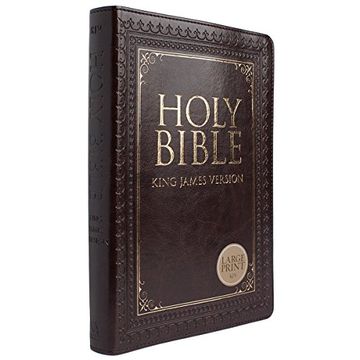 portada Holy Bible: KJV Large Print Thumb Index Edition: Brown (King James Bible) (in English)
