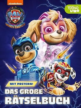portada Paw Patrol -Der Mighty Kinofilm: Das Große Rätselbuch (en Alemán)