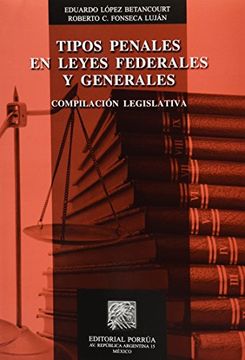 portada Tipos Penales En Leyes Federales Y Generales