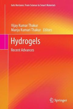 portada Hydrogels: Recent Advances (en Inglés)
