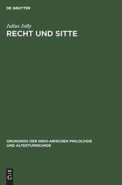 portada Recht und Sitte (en Alemán)