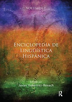 portada Enciclopedia de Lingüística Hispánica Volume i (en Inglés)