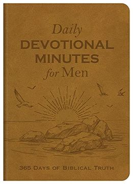 portada Daily Devotional Minutes for Men: 365 Days of Biblical Truth (en Inglés)