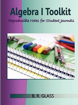 portada algebra i toolkit: reproducible notes for student journals (en Inglés)