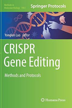 portada Crispr Gene Editing: Methods and Protocols (Methods in Molecular Biology) (en Inglés)