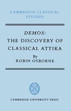 portada Demos Paperback: The Discovery of Classical Attika (Cambridge Classical Studies) (en Inglés)