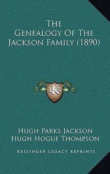 portada the genealogy of the jackson family (1890) (en Inglés)