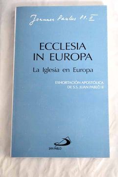 portada Ecclesia in Europa, la Iglesia en Europa (in Spanish)