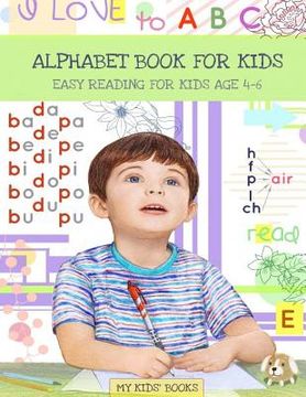portada Alphabet book: Easy reading for kids Aged 4 - 6 (en Inglés)