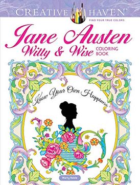 portada Creative Haven Jane Austen Witty & Wise Coloring Book (en Inglés)
