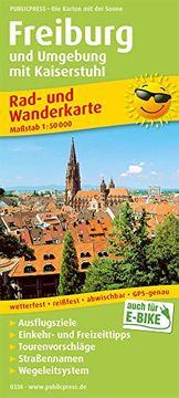 portada Freiburg und Umgebung mit Kaiserstuhl 1: 50 000 (en Alemán)