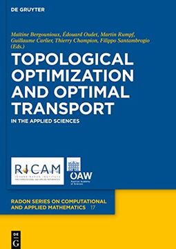 portada Topological Optimization and Optimal Transport in the Applied Sciences (en Inglés)