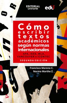 portada Cómo escribir textos académicos según normas internacionales. 2da. Edición