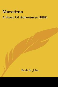 portada maretimo: a story of adventures (1884)