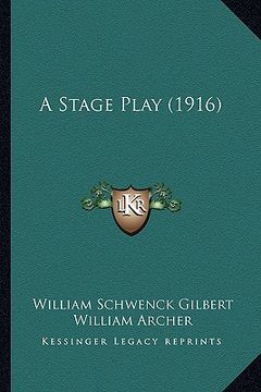 portada a stage play (1916) (in English)