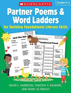 portada Partner Poems & Word Ladders for Building Foundational Literacy Skills: Grades K-2 (en Inglés)