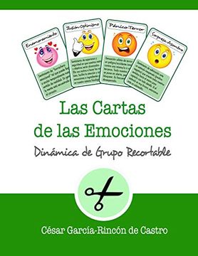 portada Las Cartas de las Emociones: Dinámica de Grupo Recortable: 4 (Dinámicas de Grupo Recortables) (in Spanish)