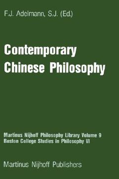 portada contemporary chinese philosophy (en Inglés)