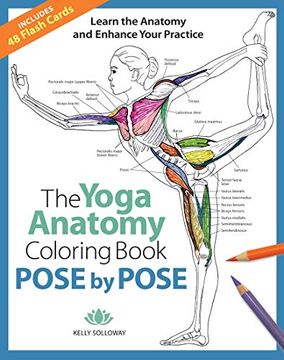 portada Pose by Pose: Learn the Anatomy and Enhance Your Practice (The Yoga Anatomy Coloring Book) 
