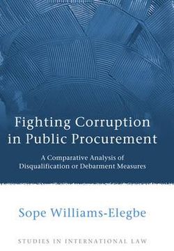 portada fighting corruption in public procurement: a comparative analysis of disqualification or debarment measures (en Inglés)