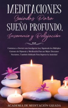 portada Meditaciones Guiadas Para Sueño Profundo, Insomnio y Relajación (in Spanish)