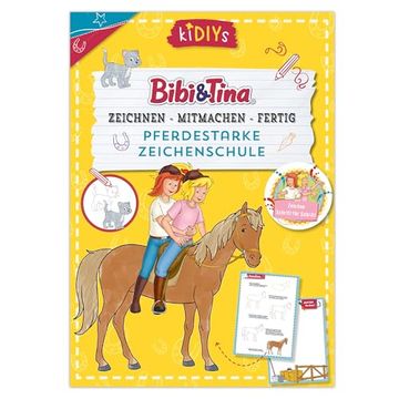 portada Bibi und Tina: Pferdestarke Zeichenschule - Zeichnen - Mitmachen - Fertig (in German)