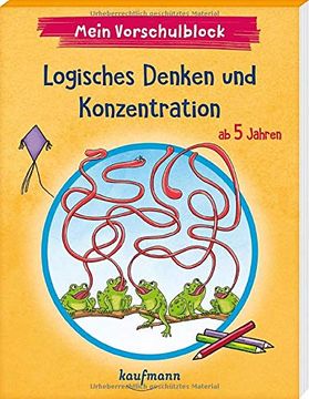 portada Mein Vorschulblock - Logisches Denken und Konzentration (en Alemán)