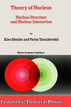 portada theory of nucleus: nuclear structure and nuclear interaction (en Inglés)