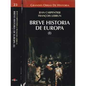 portada Breve Historia de Europa vol 1 y 2