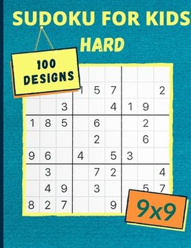 portada Sudoku For Kids: Crossword Puzzles For Kids Hard Levels (en Inglés)