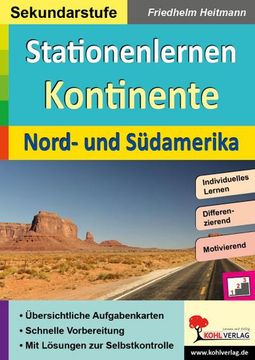 portada Stationenlernen Kontinente / Nord- und Südamerika (in German)