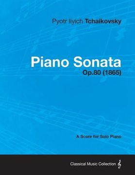 portada piano sonata - a score for solo piano op.80 (1865) (en Inglés)
