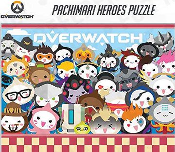 portada Overwatch: Pachimari Heroes Puzzle (en Inglés)