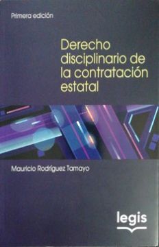 portada Derecho Disciplinario de la Contratacion Estatal (in Spanish)