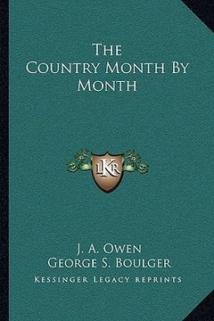 portada the country month by month (en Inglés)