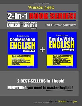 portada Preston Lee’S 2-In-1 Book Series! Conversation English & Read & Write English Lesson 1 – 40 for German Speakers (in English)