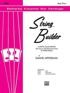 portada String Builder, Bk 3: Violin (belwin Course For Strings) (in English)