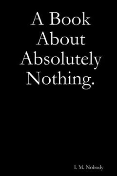 portada A Book About Absolutely Nothing.