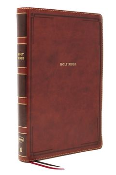 portada Nkjv, Thinline Bible, Giant Print, Leathersoft, Brown, red Letter, Comfort Print: Holy Bible, new King James Version (en Inglés)