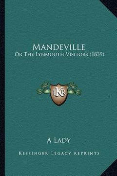 portada mandeville: or the lynmouth visitors (1839)