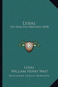 portada lysias: ten selected orations (1898)